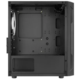 Aerocool Trinity Mini V3 Black Tower case - 3x RGB Fans Incl - mATX - Image 4