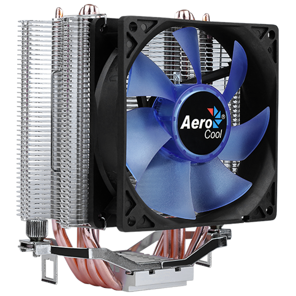 Verkho 4 Lite-1 Aerocool Verkho 4 Lite CPU Air Cooler - Aluminum - (TDP) up to 125W - Blue LED - LGA 1700/1200/115X AM4/AM5 - Image 1