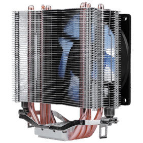 Aerocool Verkho 4 Lite CPU Air Cooler - Aluminum - (TDP) up to 125W - Blue LED - LGA 1700/1200/115X AM4/AM5 - Image 4
