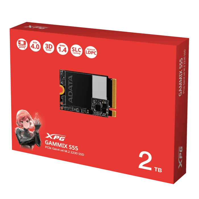 XPG GAMMIX S55 2TB PCIe Gen4 x4 M.2 2230 Solid State Drive - Image 3