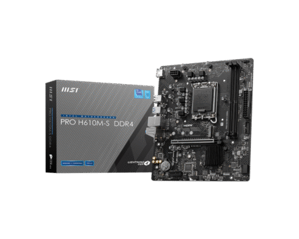 MSI H610M-S PRO LGA1700 M-ATX DDR4 Motherboard