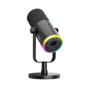 Fifine AM8 NEO RGB Dual Port Microphone with Stand - Image 3