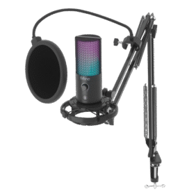 Fifine T669 Pro3 USB Microphone with Pop Filter & Boom Arm Stand - Image 2