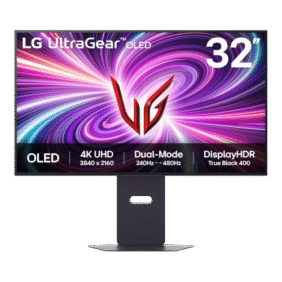 LG UltraGear 32″ 4K UHD OLED Gaming 240Hz 0,03ms incl Speakers