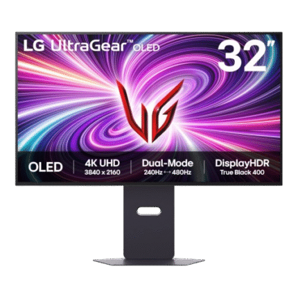 LG UltraGear 32″ 4K UHD OLED Gaming 240Hz 0,03ms incl Speakers