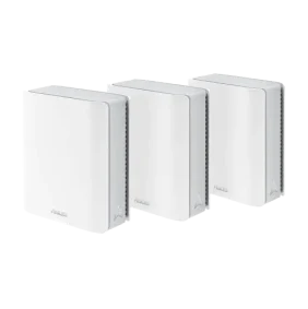 ASUS ZenWiFi BT10 Wi-Fi 7 Tri-Band 10G AiMesh Router Node (3-Pack) – White