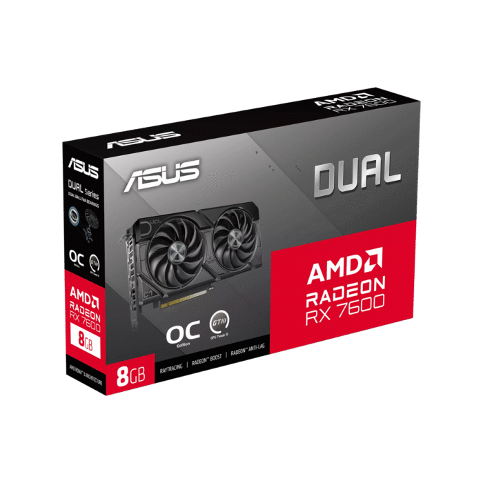 ASUS Dual Radeon RX 7600 EVO OC Edition 8GB GDDR6 - Image 8