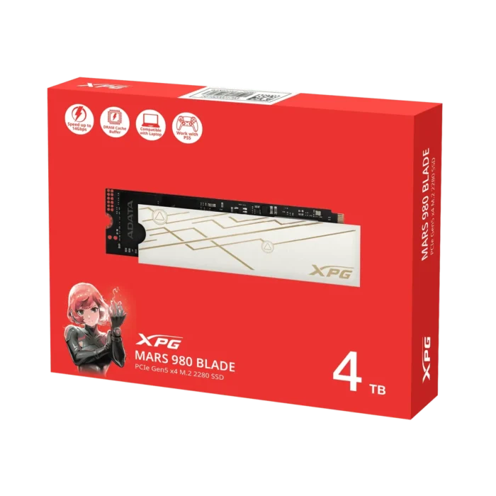 XPG 4TB MARS 980 BLADE PCIe Gen5 x4 M.2 2280 Solid State Drive - Image 6