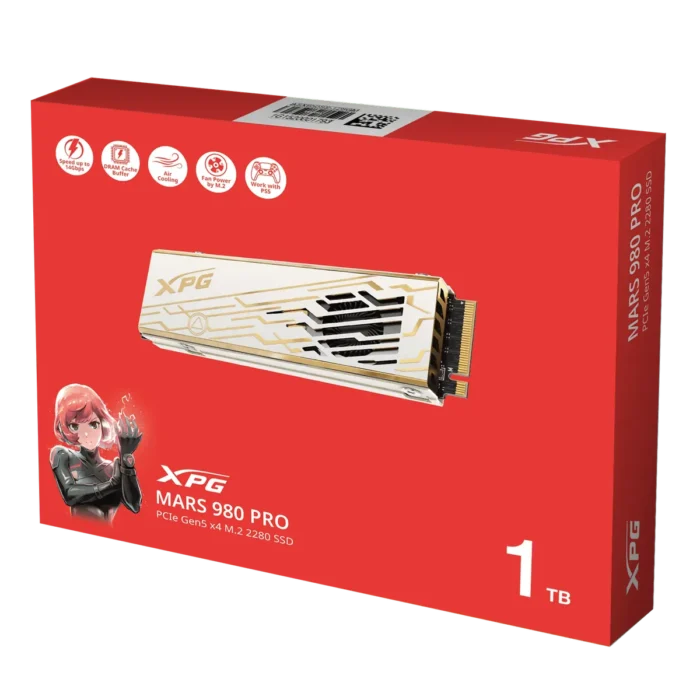 XPG 1TB MARS 980 PRO PCIe Gen5 x4 M.2 2280 Solid State Drive - Image 6