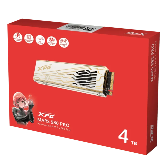 XPG 4TB MARS 980 PRO PCIe Gen5 x4 M.2 2280 Solid State Drive - Image 6