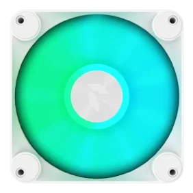 Aerocool APNX FP1 120mm PWM ARGB Fan - White - 3 pack with hub - Image 6