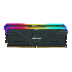 Geil Gemini RGB 64GB KIT(2X32GB) 6000MHz DDR5 Desktop Gaming Memory – Grey