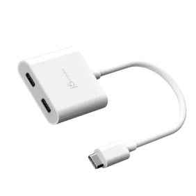 J5Create JCA164 USB-C to Dual USB-C with Video or Power Delivery