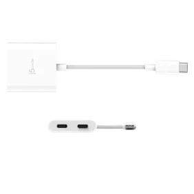 J5Create JCA164 USB-C to Dual USB-C with Video or Power Delivery - Image 3