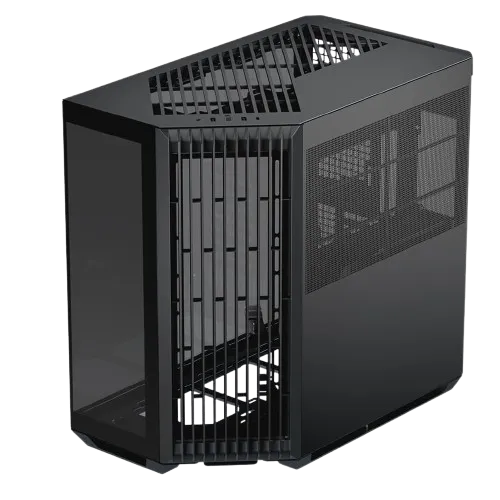 V1-BK-v3 (1) APNX V1 Premium Black Mid-Tower ATX Case - Image 1