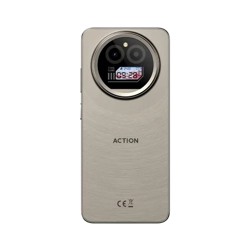 iiiF150 - Action A5Pro (9) iiiF150 - Action A5 Pro phone Natural Titanium - 6.88" HD/Dual Display 8GB 256GB 16MP Dual Sim Fingerprint Recognition 5100mAh - Image 1