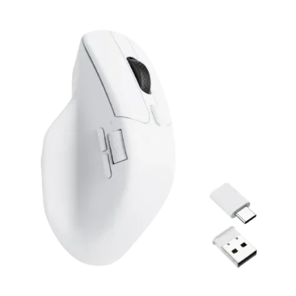 Keychron M6 Wireless Mouse PixArt 3395 (1K Polling rate) Micro Switch - White