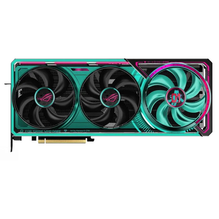 Asus ROG Astral GeForce RTX 5080 16GB GDDR7 OC Hatsune Miku Edition Graphics Card - Image 2