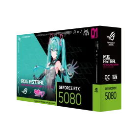 Asus ROG Astral GeForce RTX 5080 16GB GDDR7 OC Hatsune Miku Edition Graphics Card - Image 6