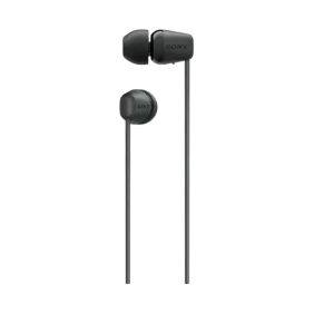 Sony WI-C100 (Black) Wireless Earphones - Image 2