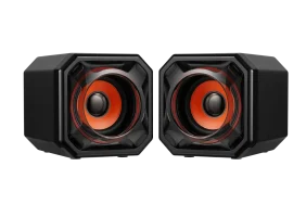 Volkano Rush Series Multimedia Speakers - Black - Image 2