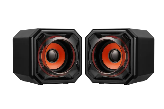 Volkano Rush Series Multimedia Speakers - Black - Image 2