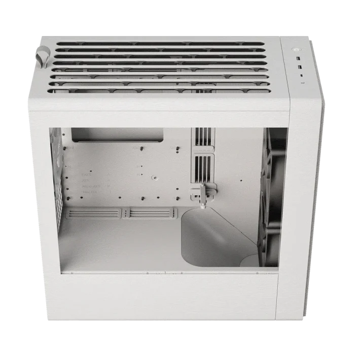 HAVN BF 360 Flow Mid Tower EATX Case Incl 3 Pre-installed Fans – White - Image 3