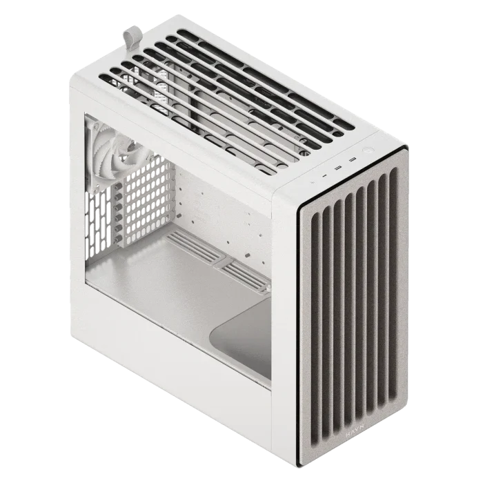 HAVN BF 360 Flow Mid Tower EATX Case Incl 3 Pre-installed Fans – White - Image 5