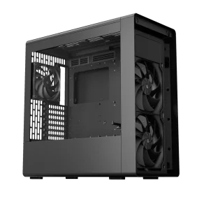 HAVN BF 360 Flow Mid Tower EATX Case Incl 3 Pre-installed Fans – Black - Image 3