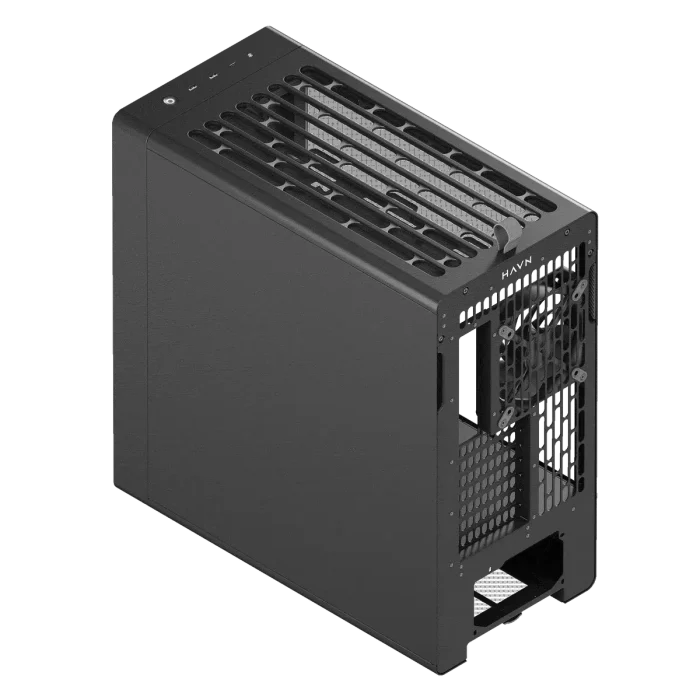 HAVN BF 360 Flow Mid Tower EATX Case Incl 3 Pre-installed Fans – Black - Image 5