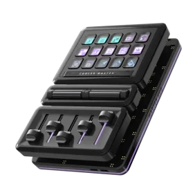 Cooler Master MasterHUB Kit Includes - MHBS01AA46 (BASE module)+ MHKD15AA43 (15x key IPS Display Module) +MHFD05AA42 (5x Fader Module) + MHRR02AA41 (2x Roller Module)