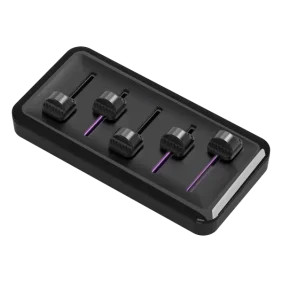 Cooler Master MasterHUB Kit Includes - MHBS01AA46 (BASE module)+ MHKD15AA43 (15x key IPS Display Module) +MHFD05AA42 (5x Fader Module) + MHRR02AA41 (2x Roller Module) - Image 3