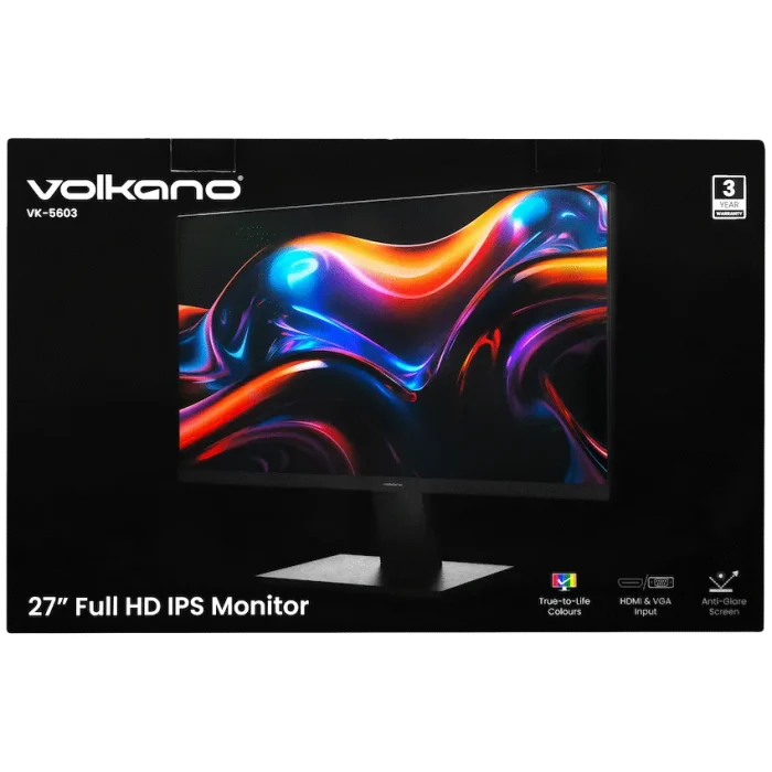 Volkano 27-inch Full HD IPS Monitor with HDMI/VGA 100 Hz - Image 6