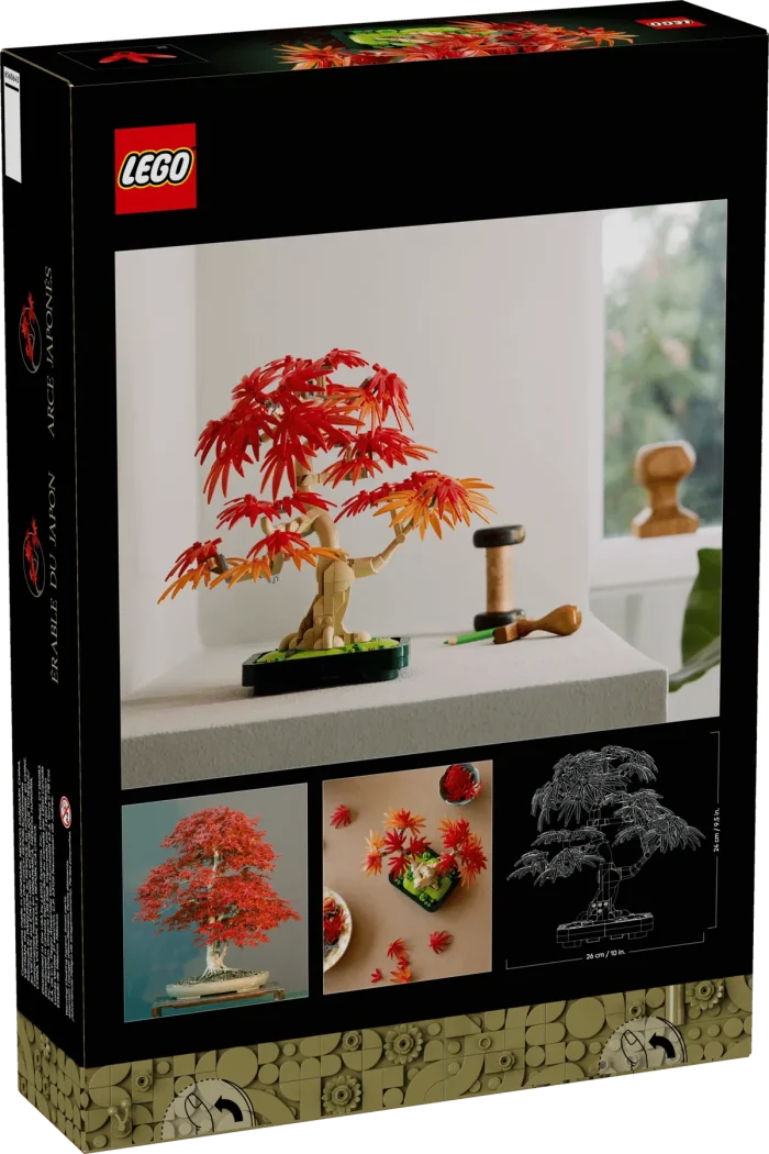 LEGO Botanicals Japanese Red Maple Bonsai Tree - Image 5