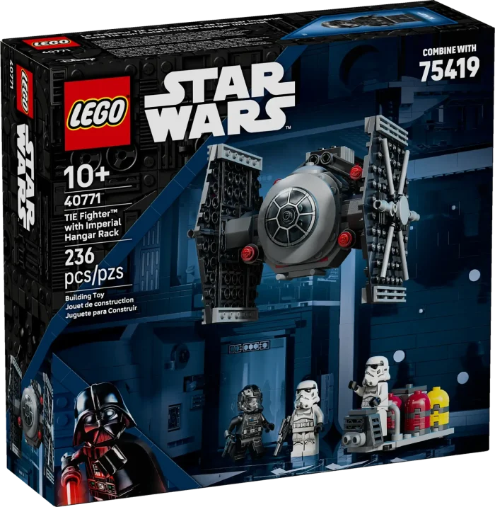LEGO Star Wars TIE Fighter with Imperial Hangar Rack - Image 2
