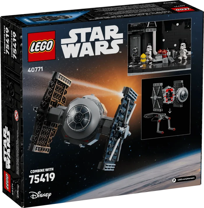 LEGO Star Wars TIE Fighter with Imperial Hangar Rack - Image 3