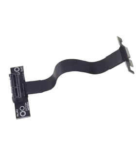 PCIE 3.0 1X to X1 Extension Riser Cable Dual 90 Degree Right Angle, High-Speed 8Gbps - Image 2