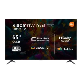 Xiaomi A Pro 65" QLED 4K Smart TV (HDR10+, Google TV, Dolby Audio, 60Hz)
