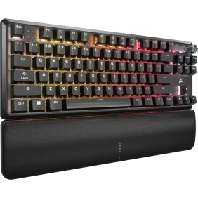 Corsair K70 PRO TKL High-Performance Hall Effect Programmable Gaming Keyboard with Rapid Trigger - ABS Double-Shot - Keycaps - Black - Image 6