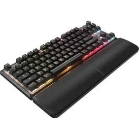 Corsair K70 PRO TKL High-Performance Hall Effect Programmable Gaming Keyboard with Rapid Trigger - ABS Double-Shot - Keycaps - Black - Image 5