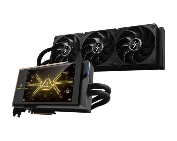 MSI GeForce RTX 5090 32G LIGHTNING Z LCD Liquid Cooled Graphics Card - Image 3