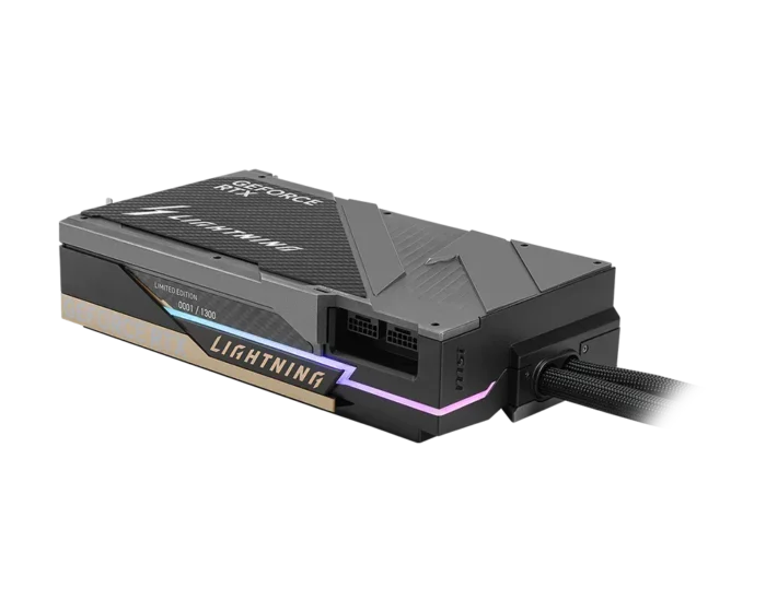 MSI GeForce RTX 5090 32G LIGHTNING Z LCD Liquid Cooled Graphics Card - Image 4