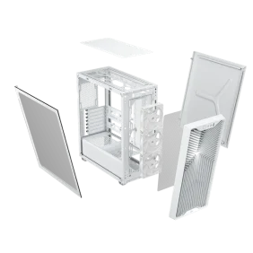 Corsair 3200D RS Mid-Tower PC Case 3x RS120 fans incl - White - Image 3