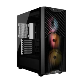 Corsair 3200D RS ARGB Mid-Tower PC Case  3x RS120 ARGB fans incl - Black
