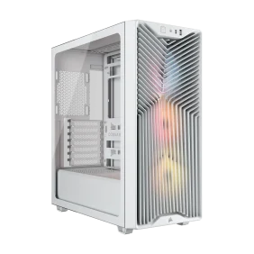 Corsair 3200D RS ARGB Mid-Tower PC Case  3x RS120 ARGB fans incl - White