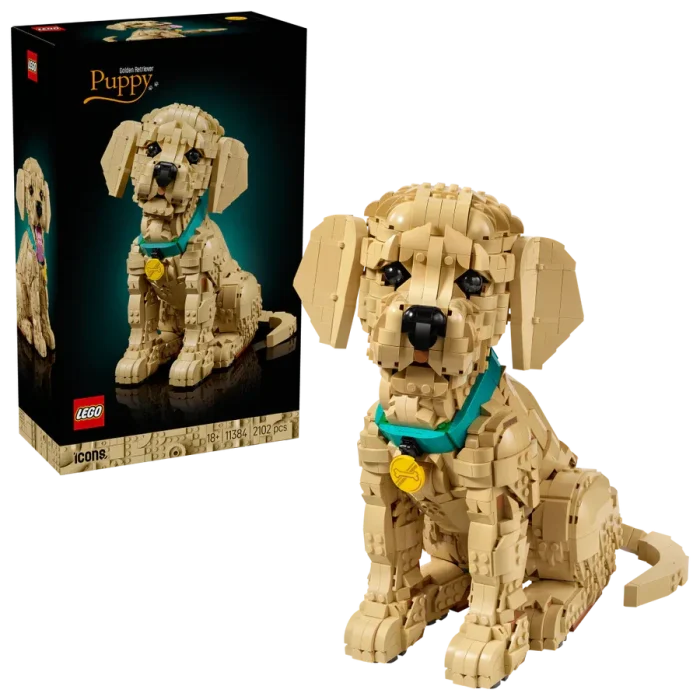 LEGO Icons Golden Retriever Puppy - Image 2