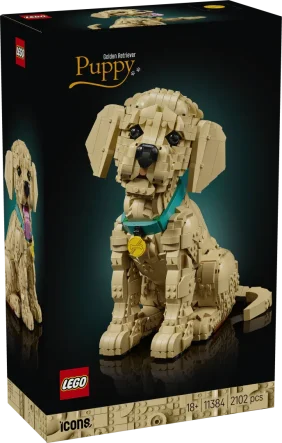 LEGO Icons Golden Retriever Puppy - Image 7