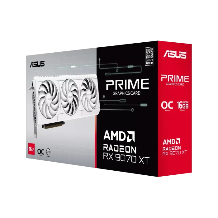 ASUS Prime Radeon RX 9070 XT White OC Edition 16GB GDDR6 - Image 12