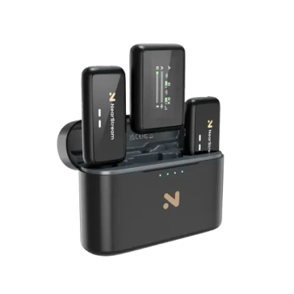 NearStream AWM20T AI Noise-Canceling Premium Lavalier Dual Wireless Microphones