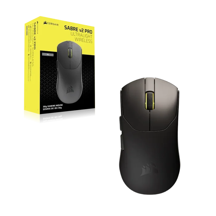 Corsair SABRE v2 PRO ULTRALIGHT WIRELESS Gaming Mouse - Black - Image 2